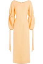 Emilia Wickstead Emilia Wickstead Midi Dress With Gathered Sleeves