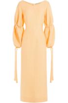 Emilia Wickstead Emilia Wickstead Midi Dress With Gathered Sleeves