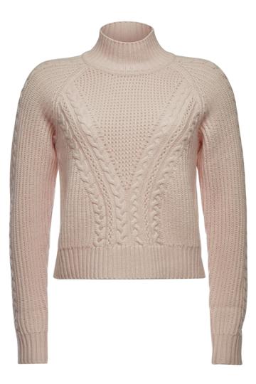Karl X Kaia Gerber Karl X Kaia Gerber Karl X Kaia Gerber Cropped Wool Pullover With Cashmere