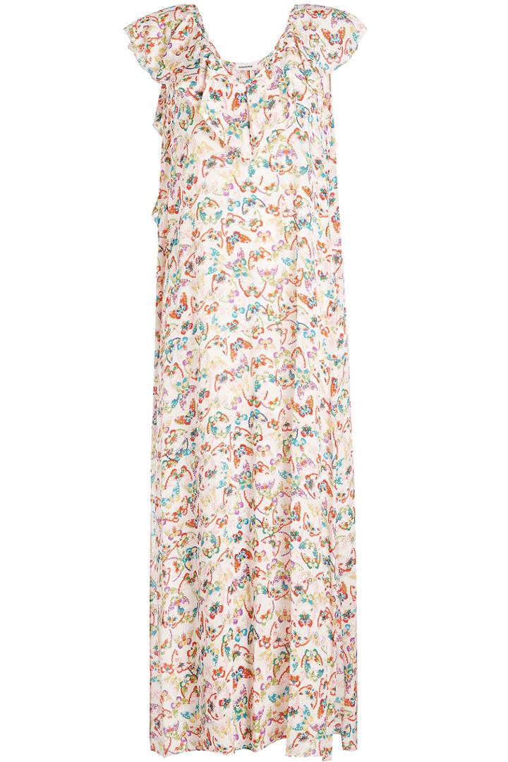 Zadig & Voltaire Zadig & Voltaire Reen Butterfly Printed Silk Dress