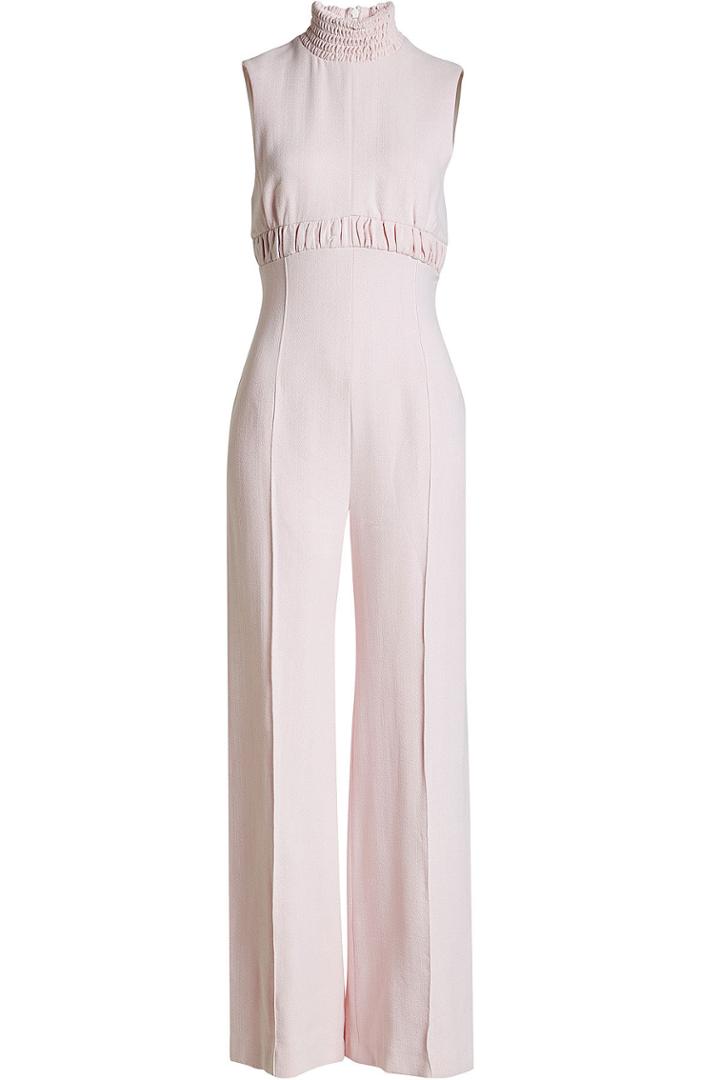 Emilia Wickstead Emilia Wickstead Wide Leg Crepe Jumpsuit
