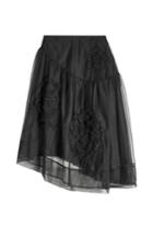 Simone Rocha Simone Rocha Ruched Flower Skirt With Tulle Overlay