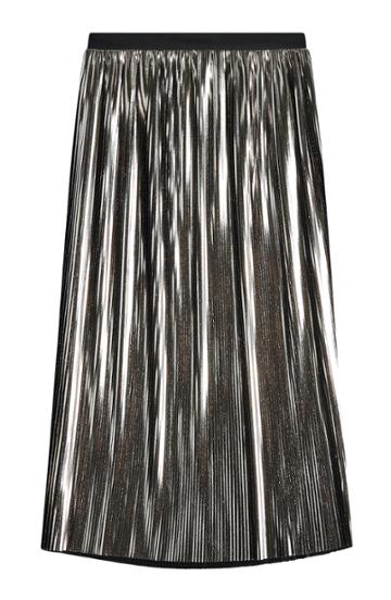 Jil Sander Jil Sander Pleated Metallic Skirt