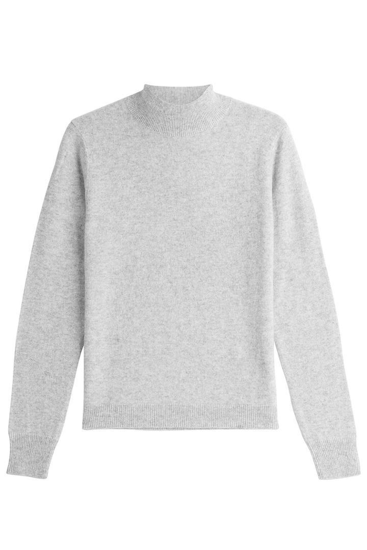81 Hours 81 Hours Cashmere Turtleneck Pullover - Grey