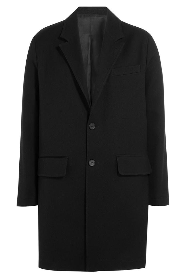 Ami Alexandre Mattiussi Ami Alexandre Mattiussi Cotton Twill Coat - Black