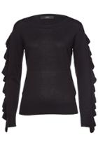 Steffen Schraut Steffen Schraut Pullover With Ruffled Sleeves
