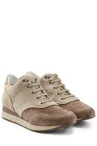 Max Mara Max Mara Suede Sneakers With Small Wedge