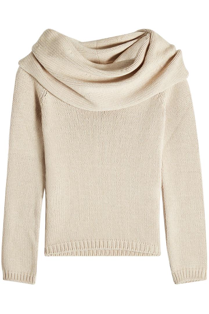 Rosetta Getty Rosetta Getty Off-shoulder Pullover With Wool