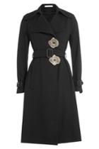 J.w. Anderson J.w. Anderson Trench Coat With Statement Buttons - Black