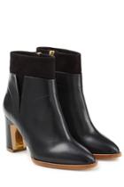 Rupert Sanderson Rupert Sanderson Woodlea Leather And Suede Ankle Boots