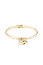 Marc Jacobs Marc Jacobs Mj Coin Embellished Bracelet - Gold