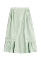 Rochas Rochas Midi Skirt With Silk - Green