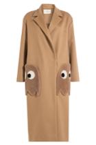 Anya Hindmarch Anya Hindmarch Ghosts Virgin Wool Coat With Shearling