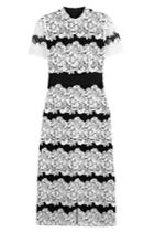 Burberry London Burberry London Two-tone Cocktail Dress With Lace
