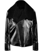 Anthony Vaccarello Wool-cotton Biker Jacket