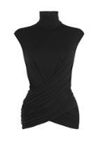 Donna Karan New York Donna Karan New York Draped Top With Turtleneck - Black