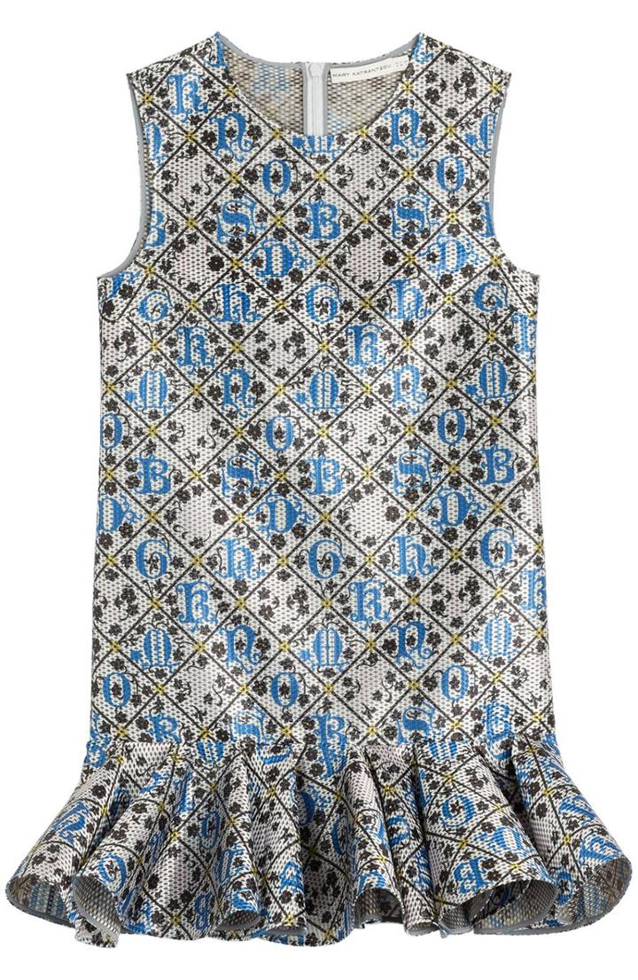 Mary Katrantzou Grid Blossom Dress