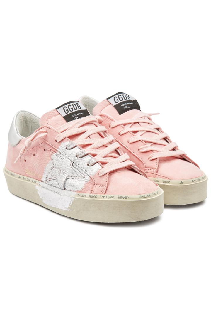 Golden Goose Golden Goose Hi Star Suede Platform Sneakers