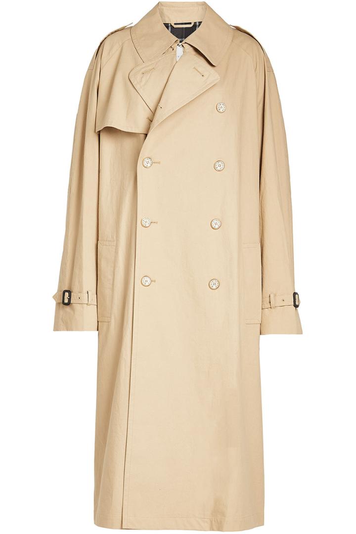 Vetements Vetements Oversized Cotton Trench