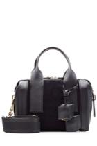 Pierre Hardy Pierre Hardy Duffle Small Leather And Suede Tote - Black