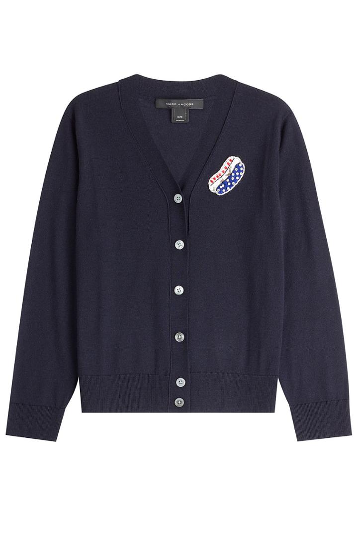 Marc Jacobs Marc Jacobs Wool Cardigan With Patch