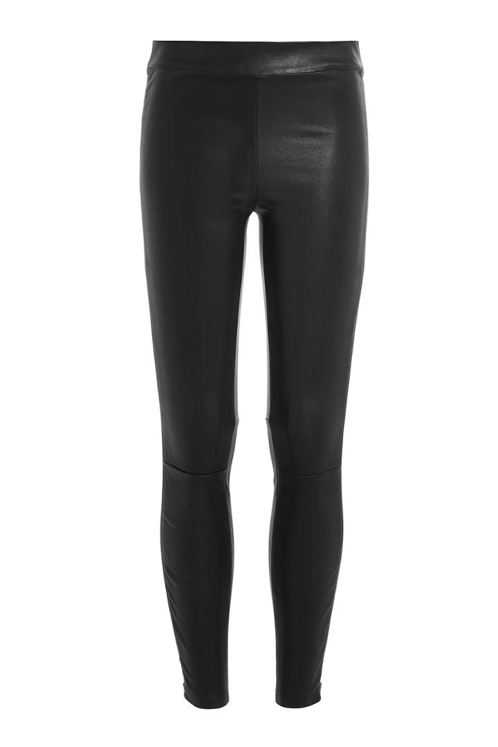 Steffen Schraut Steffen Schraut Leather Leggings With Zip Sides - Black