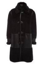 Stella Mccartney Stella Mccartney Lenny Coat With Faux Fur And Faux Leather