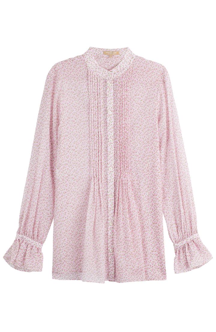Michael Kors Printed Cotton Blouse