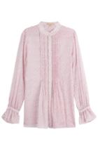 Michael Kors Printed Cotton Blouse