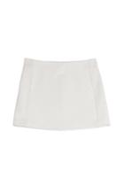 Neil Barrett Neil Barrett Embossed Leather Skirt - White