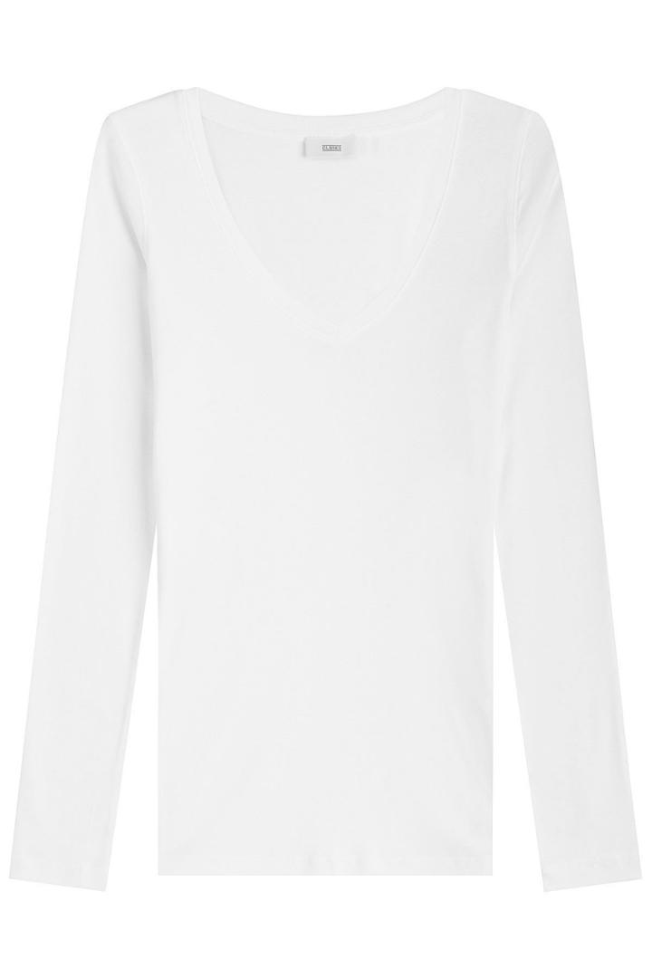 Closed Closed Long Sleeved Cotton Blend Top