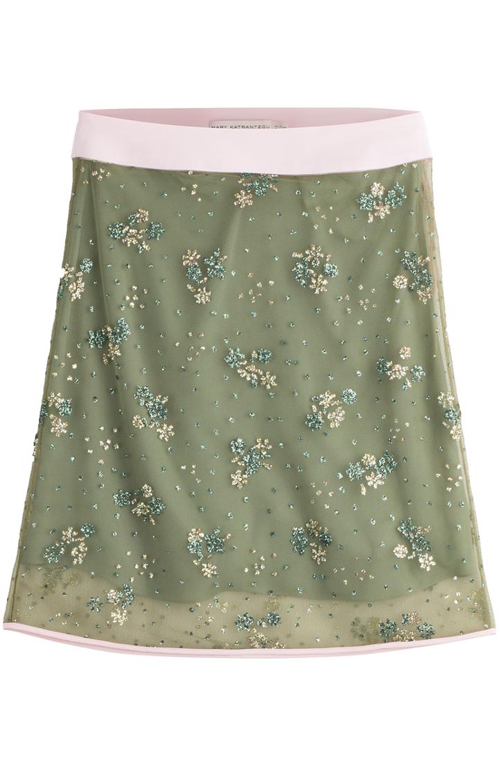 Mary Katrantzou Glitter Pencil Skirt