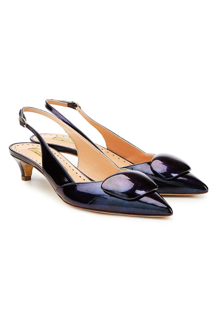 Rupert Sanderson Rupert Sanderson Patent Leather Slingback Pumps