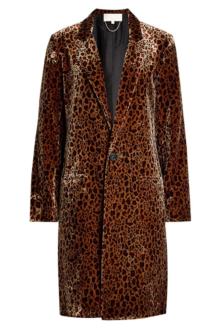 Vanessa Bruno Vanessa Bruno Printed Silk Blend Coat