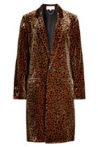 Vanessa Bruno Vanessa Bruno Printed Silk Blend Coat