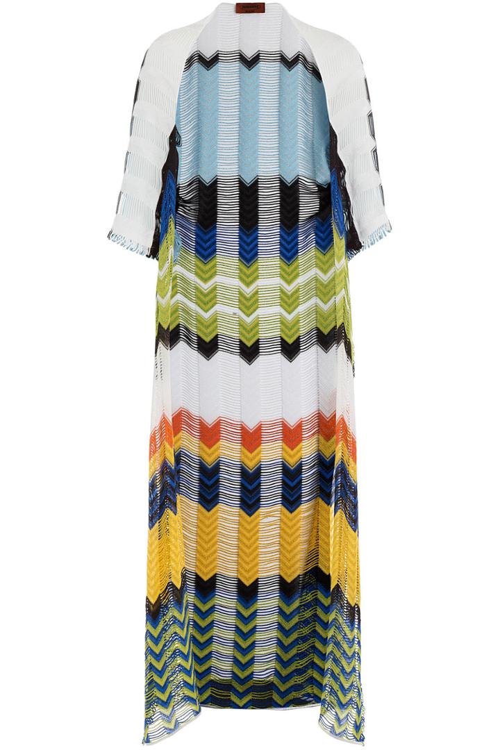 Missoni Mare Missoni Mare Knit Cardigan With Cutout Striping - None