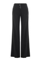 Michael Kors Collection Michael Kors Collection Wide Leg Virgin Wool Pants - Black