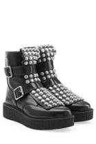 Marc By Marc Jacobs Marc By Marc Jacobs Embellished Ankle Boots - Black