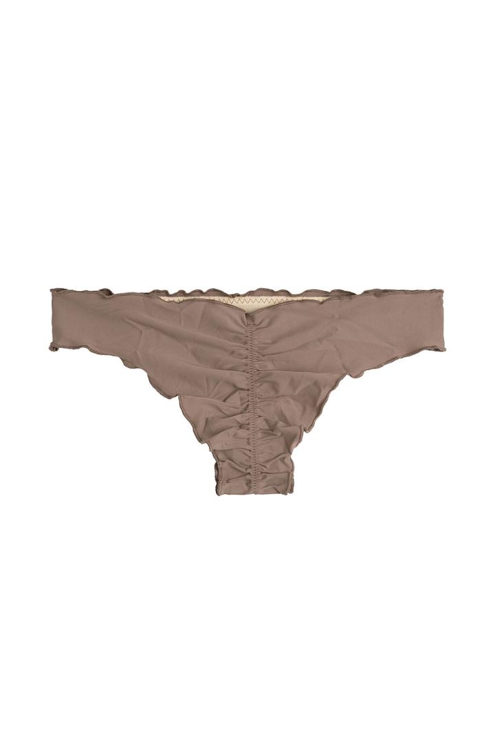 Luli Fama Luli Fama Cosita Buena Wavey Bikini Bottoms - Brown
