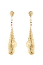 Gas Bijoux Gas Bijoux 24kt Gold-plated Shell Earrings
