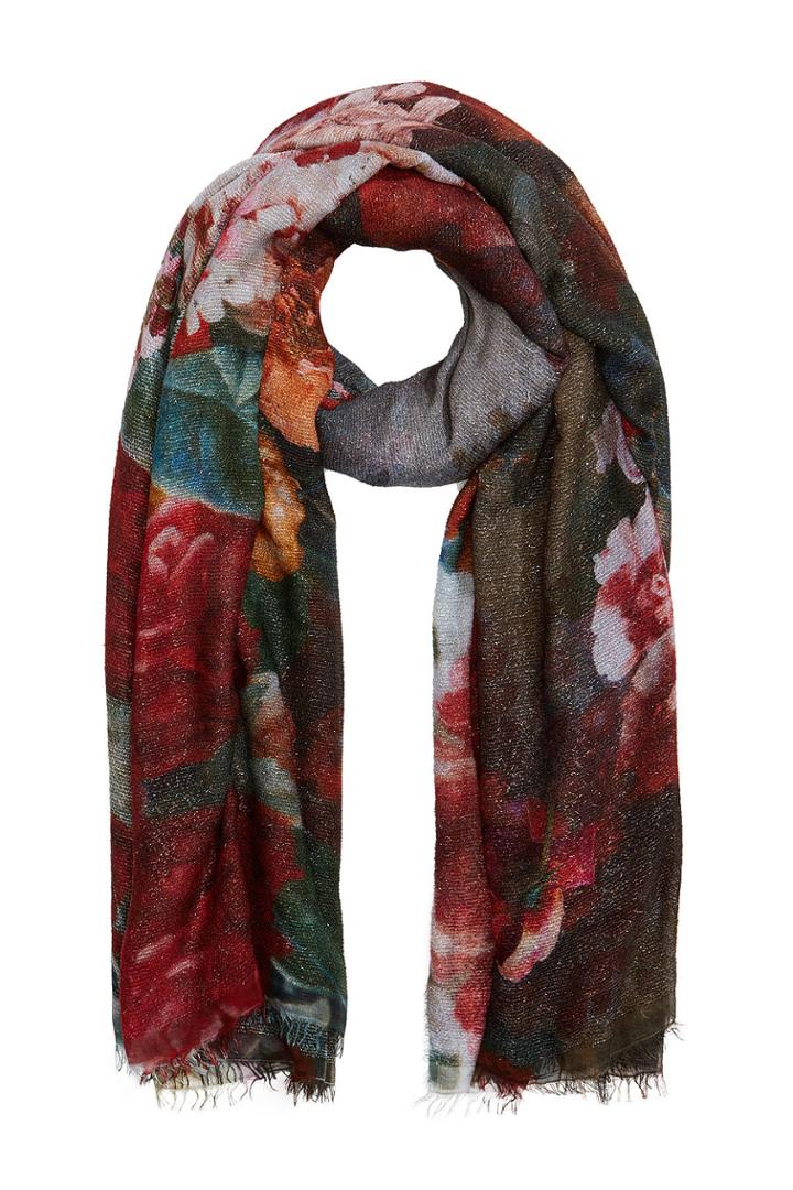 Faliero Sarti Faliero Sarti Floral Scarf With Cashmere