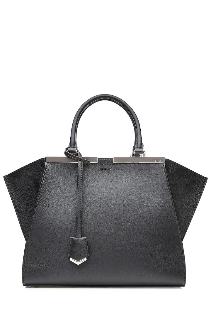 Fendi Fendi 3jours Leather Tote - Black
