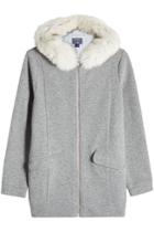 Woolrich Woolrich Fur-trimmed Jacket With Wool And Cotton