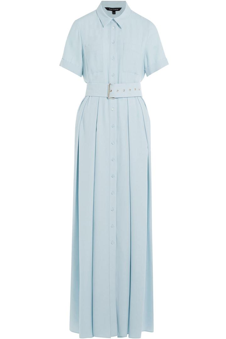 Tara Jarmon Tara Jarmon Belted Maxi Dress - Blue