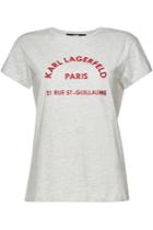 Karl Lagerfeld Karl Lagerfeld Rue Lagerfeld Cotton T-shirt