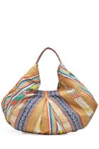 Christophe Sauvat Christophe Sauvat Embroidered Hobo Tote With Cotton