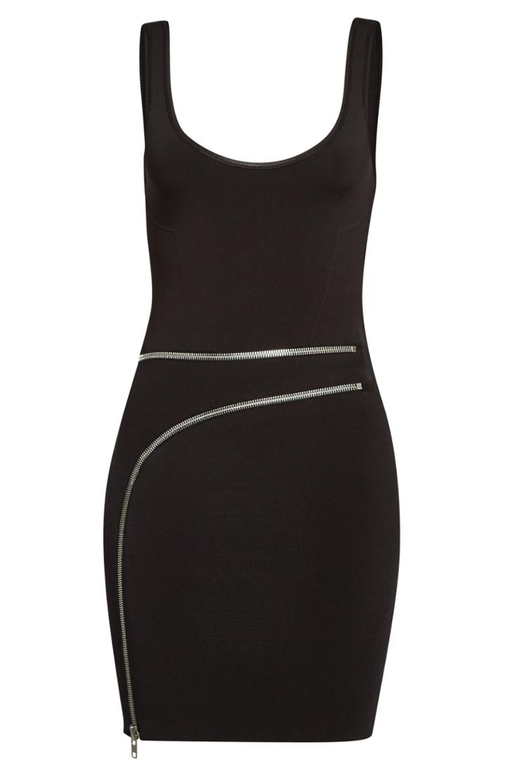 Alexander Wang Alexander Wang Tank Mini Dress With Zippers