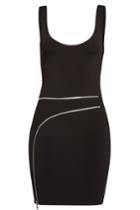 Alexander Wang Alexander Wang Tank Mini Dress With Zippers