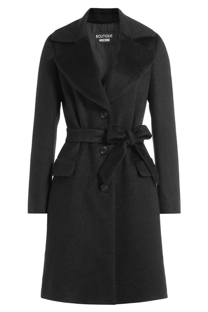 Boutique Moschino Boutique Moschino Wool-mohair Belted Coat