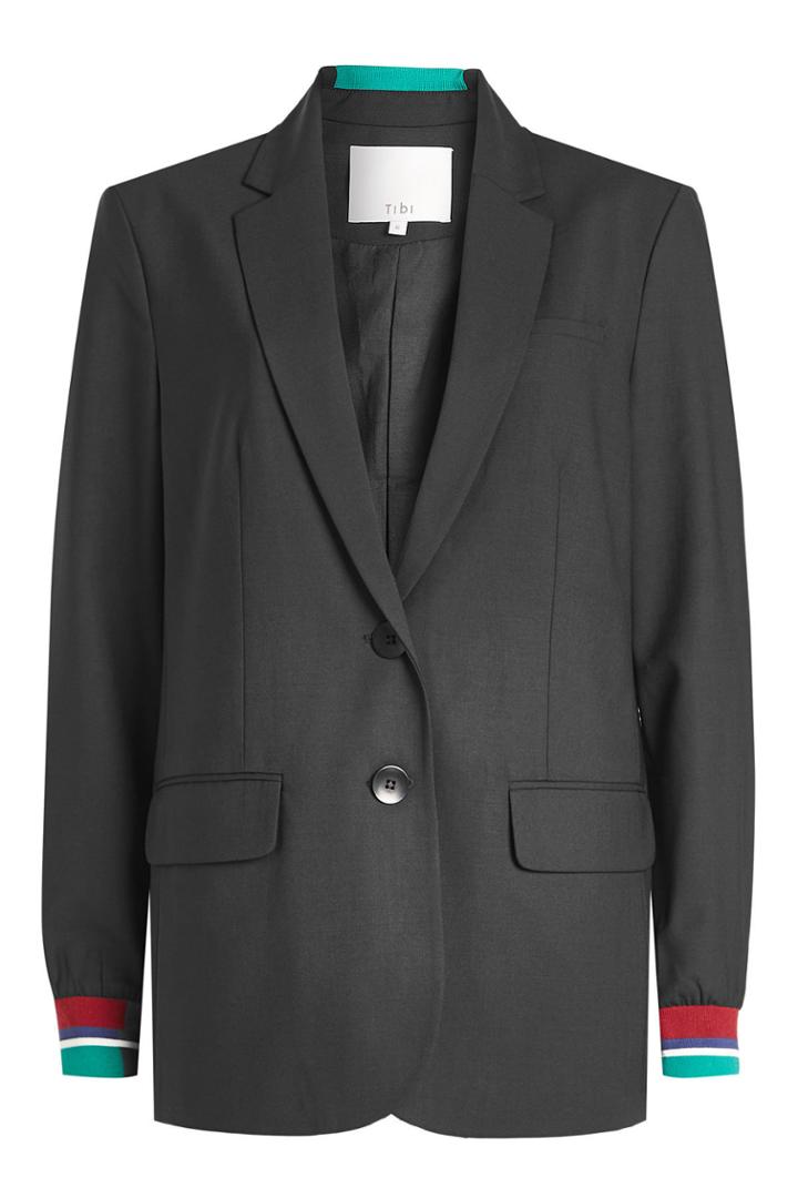 Tibi Tibi Blazer With Statement Cuffs